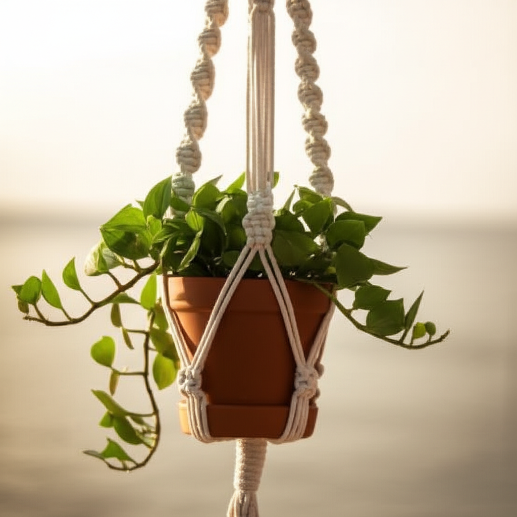 Makramee Pflanzenhänger